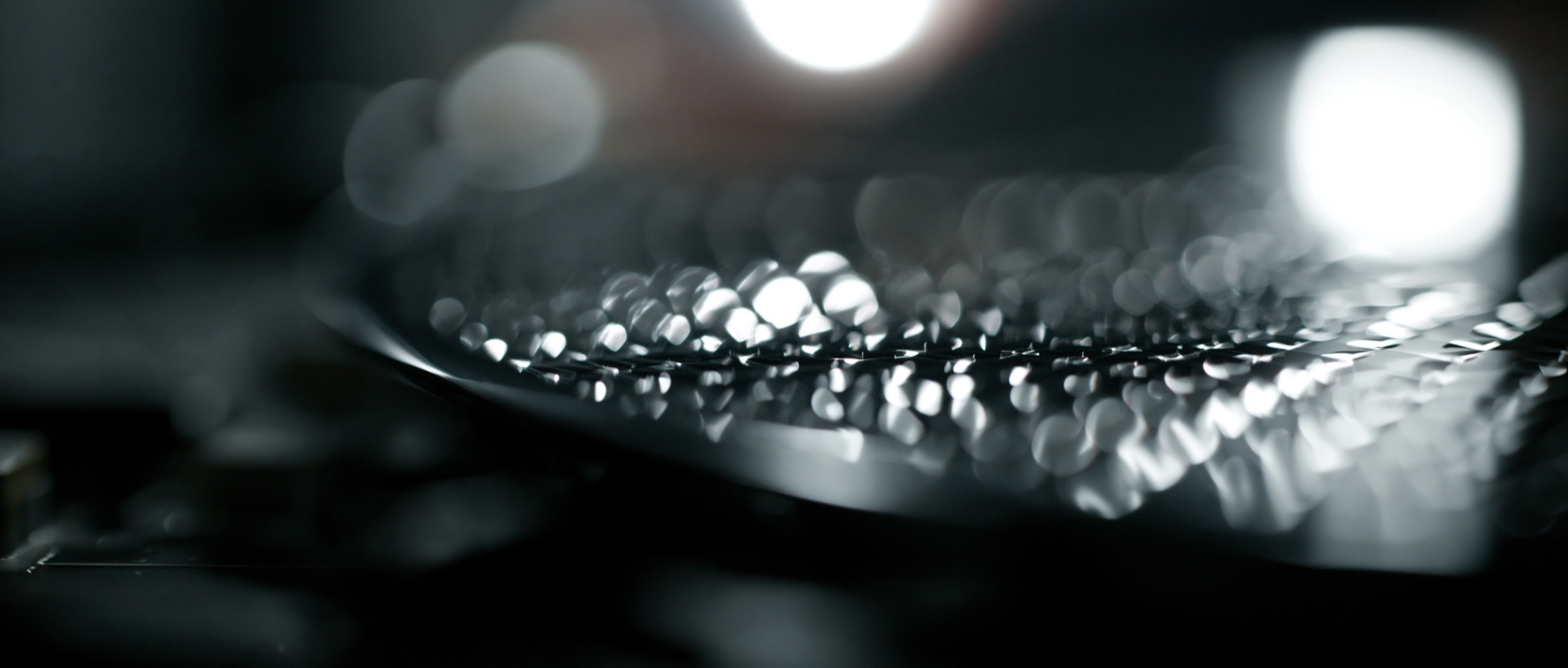 Silicon wafer macro detail